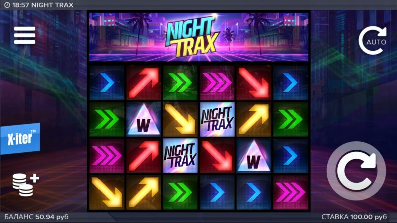 игровой слот night trax
