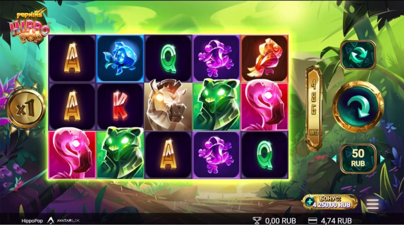 обзор игрового слота хиппо поп