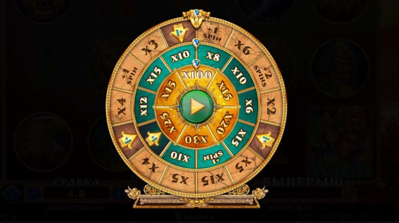 бонус в aztec spell