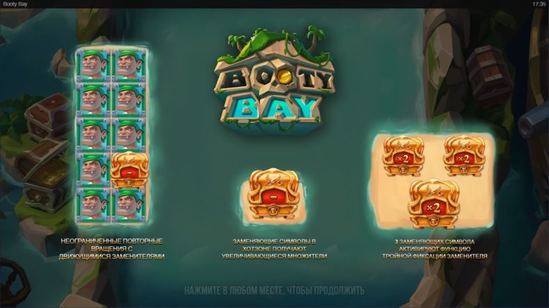 Обзор слота Booty Bay