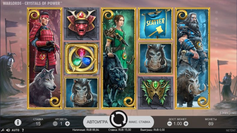 Обзор слота Warlords: Crystals of Power