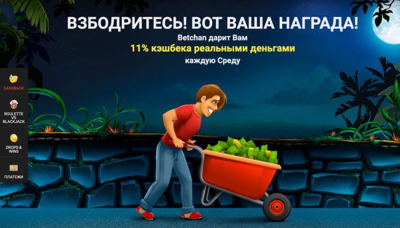 Betchan бонусы