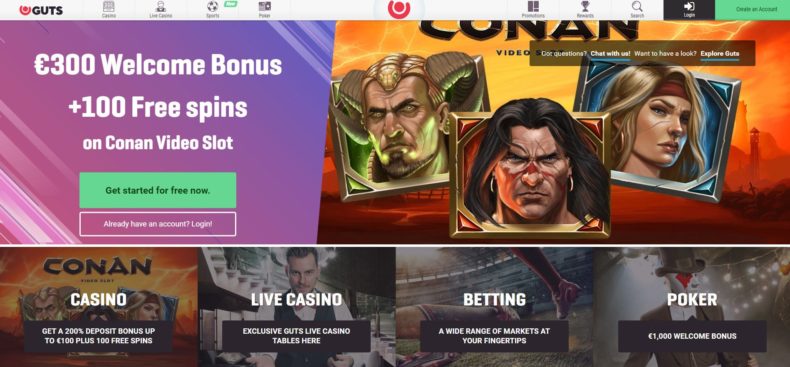 Guts casino сайт