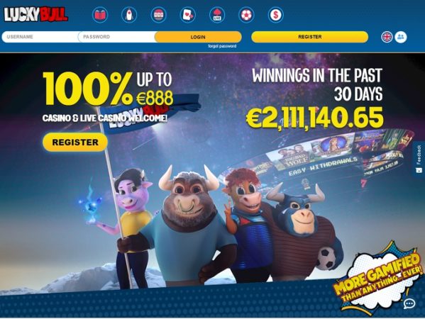 Lucky Bull Casino сайт