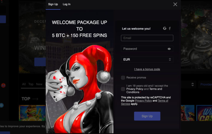 Mirax регистрация