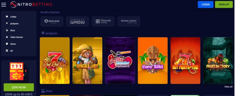 nitrobetting игры