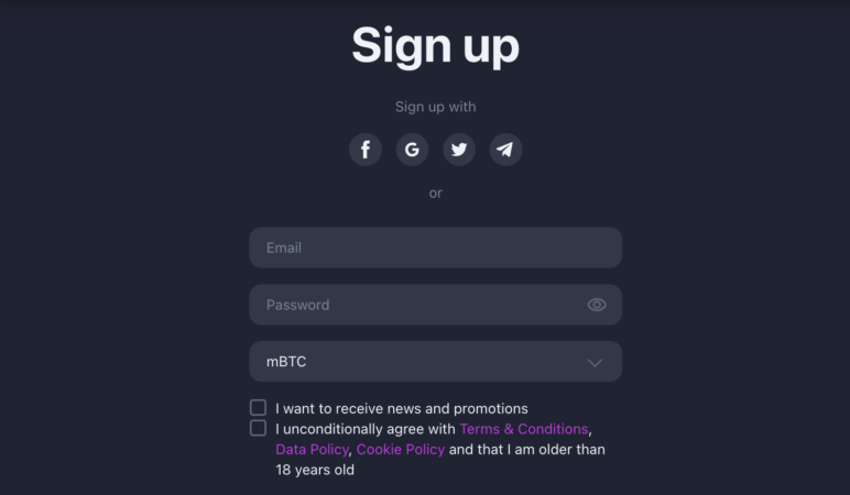 Vera регистрация