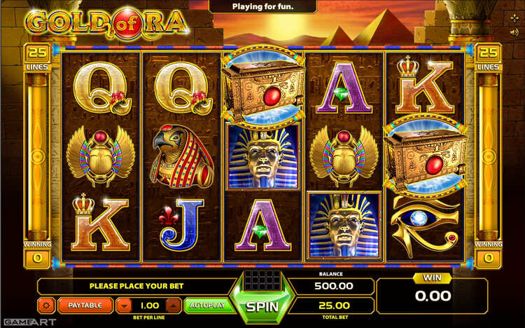 Обзор слота Gold Of Ra