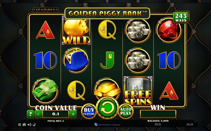 дизайн Golden Piggy Bank