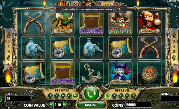 Обзор слота Ghost Pirates