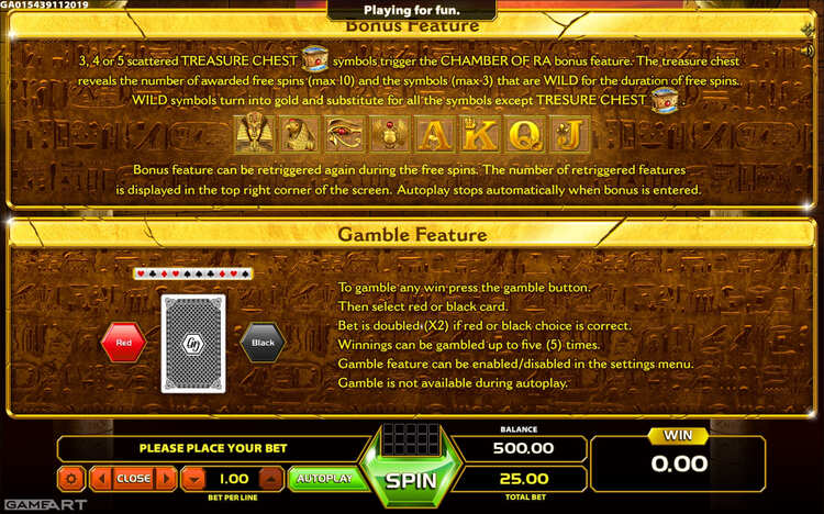 правила Gold Of Ra