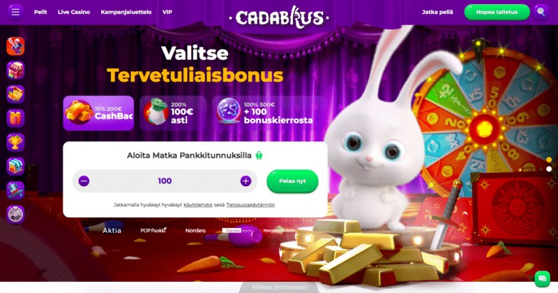 Сайт казино Cadabrus