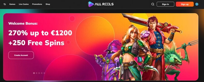 AllReels casino зеркало