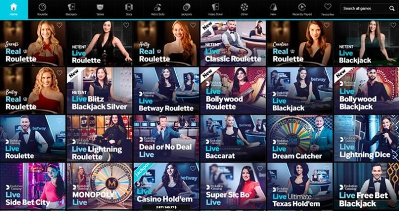 Зеркало казино Betway