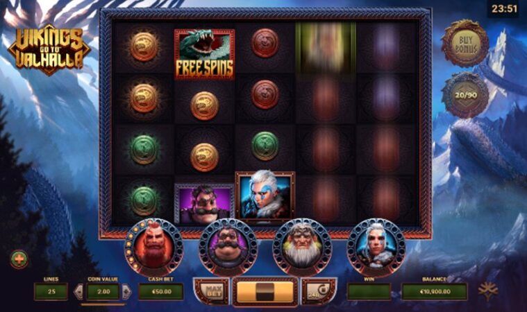 Барабаны слота Vikings Go To Valhalla