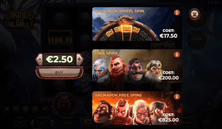 Бонус слота Vikings Go To Valhalla