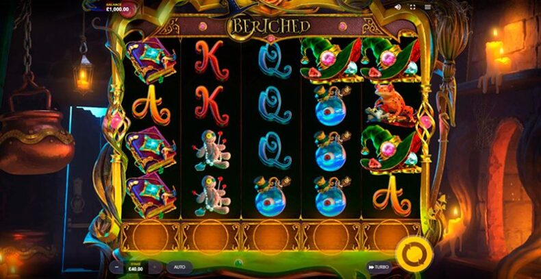 Дизайн слота Beriched