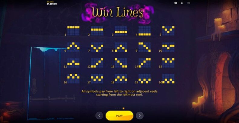 Линии слота Beriched