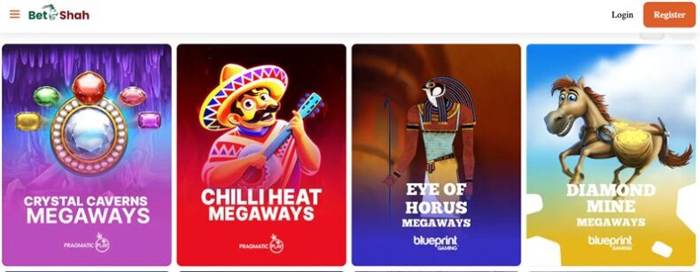 Слоты казино Betshah