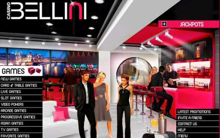 Навигация казино Bellini