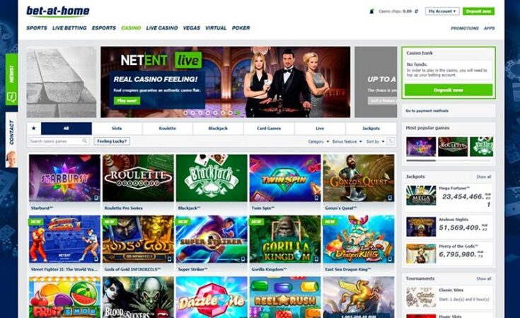 Сайт казино Bet At Home
