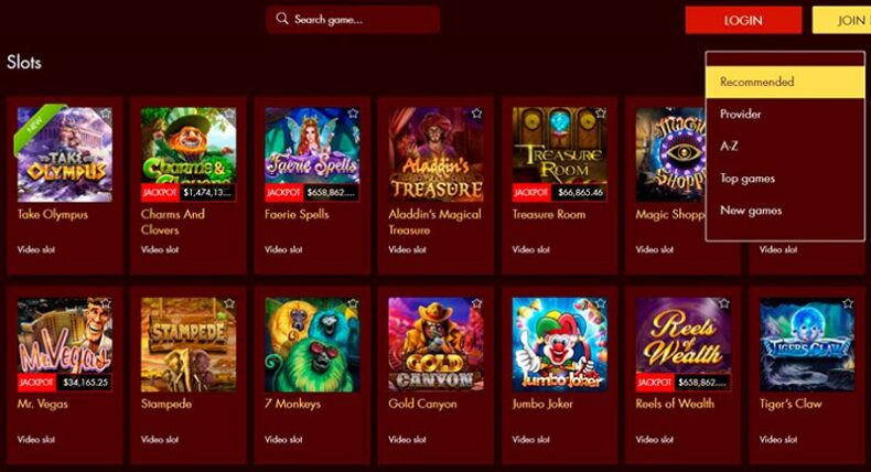 Слоты казино Box24