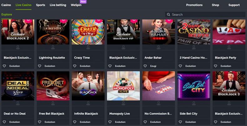 Зеркало казино Comeon