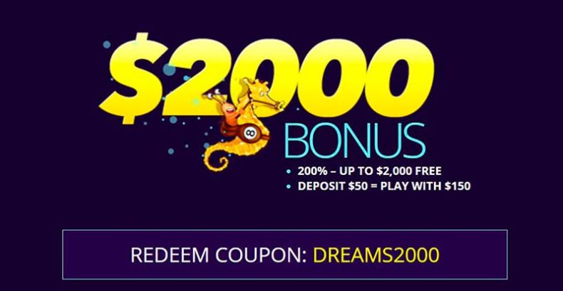 Бонус казино Dreams
