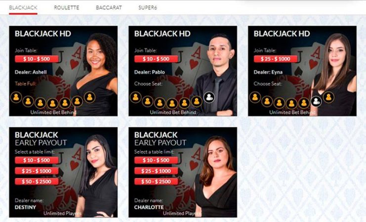 Лайв в казино Dreams