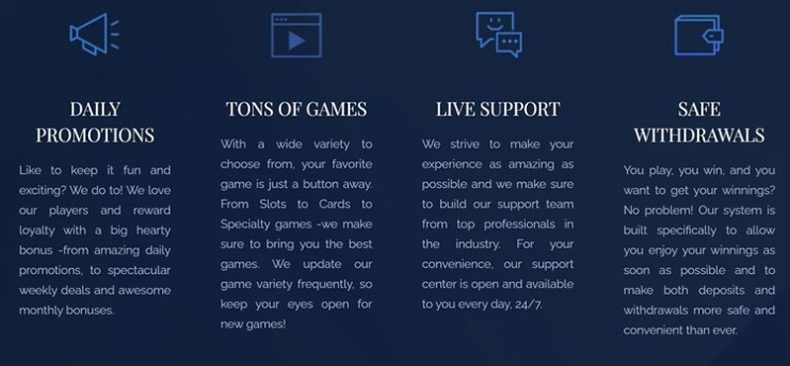 Особенности казино Exclusive