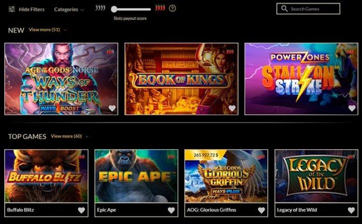 Слоты казино Eurogrand