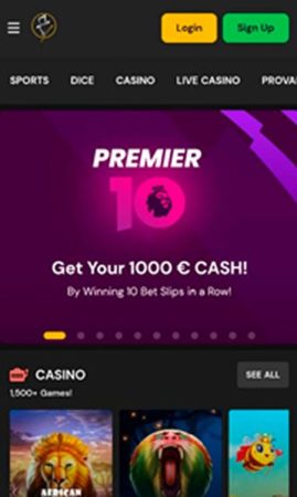 Мобверсия казино FortuneJack