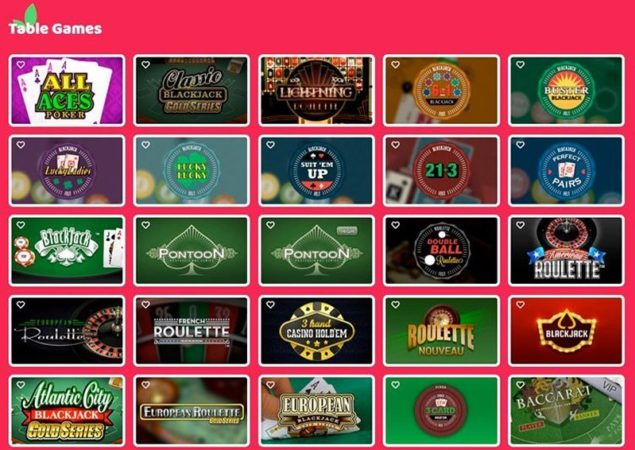 Настольные игры казино Fruity Casa