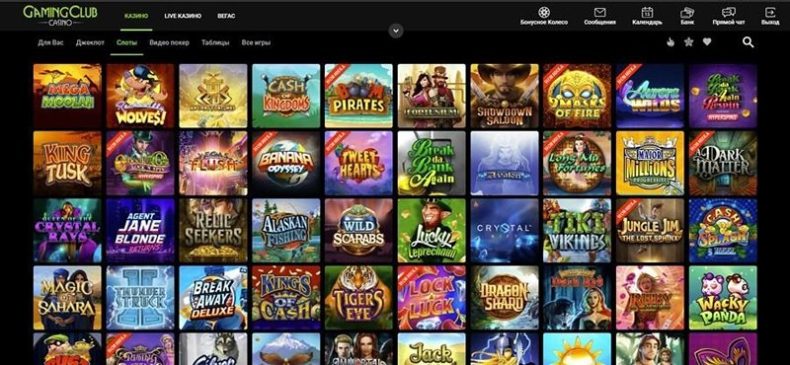 Слоты казино Gaming Club