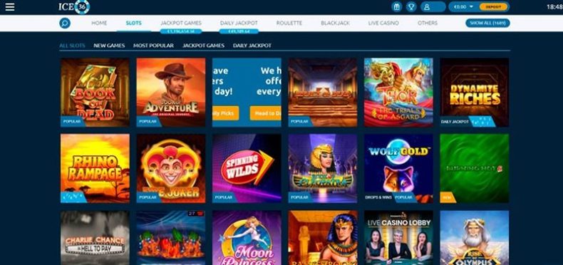 Слоты казино Ice36