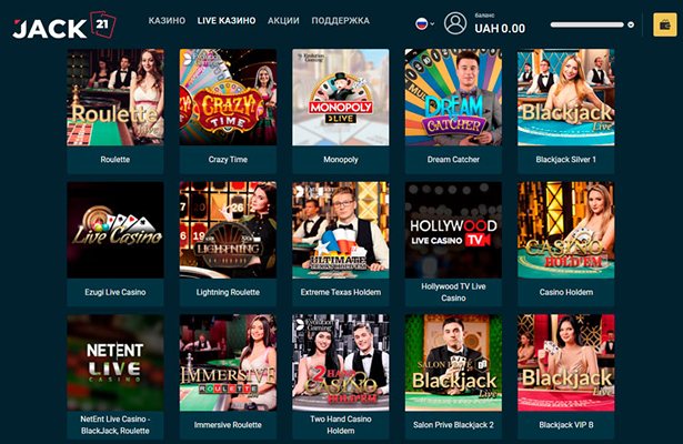 Дилеры казино Jack21