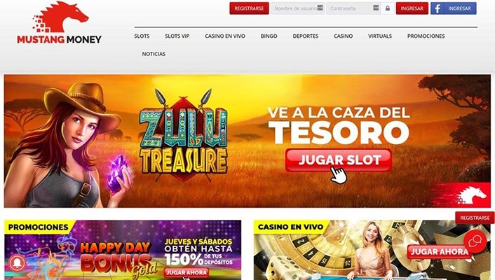 Сайт казино Mustang