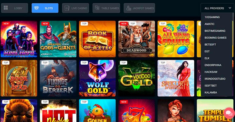 Слоты казино Megaslot