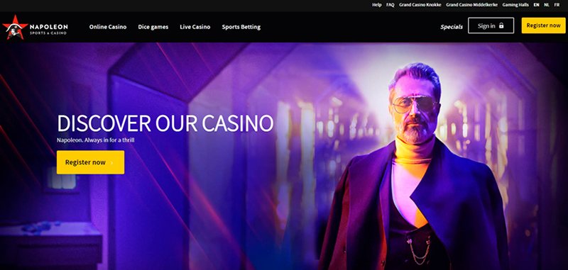 Сайт казино Napoleon