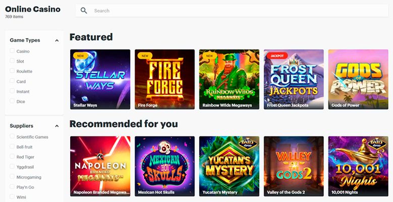 Слоты казино Napoleon