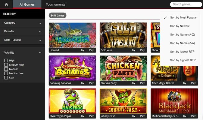 Слоты казино Oshi