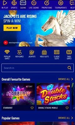 Мобверсия казино Space