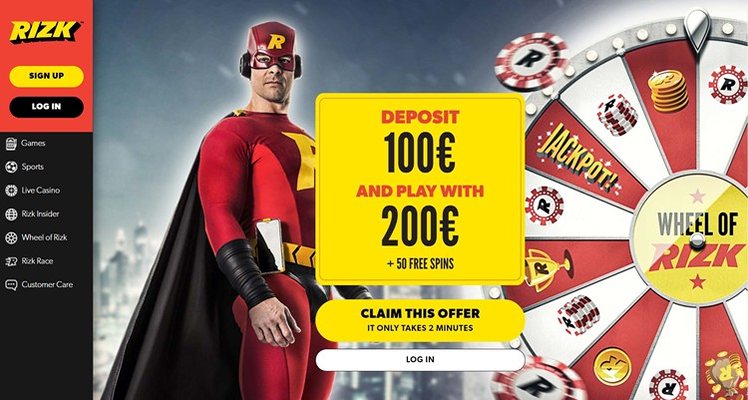 Сайт казино Rizk