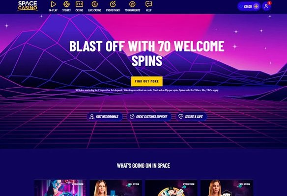 Сайт казино Space