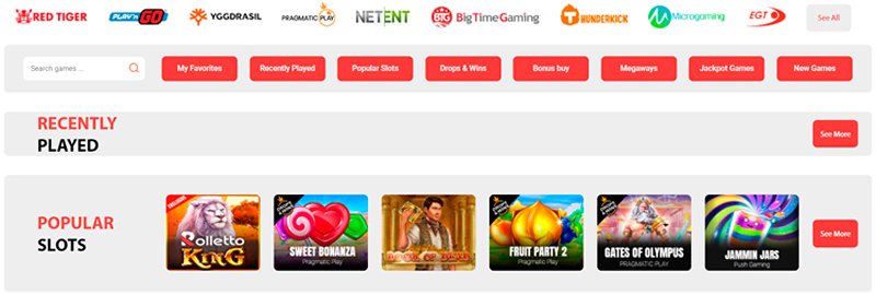 Слоты казино Rolletto