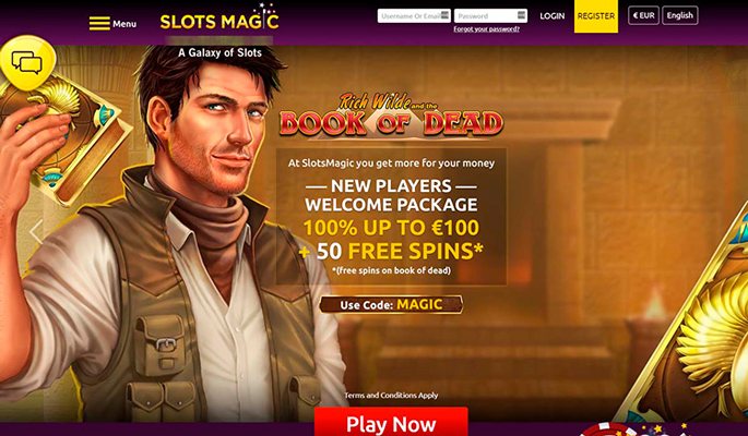 Сайт казино Slots Magic