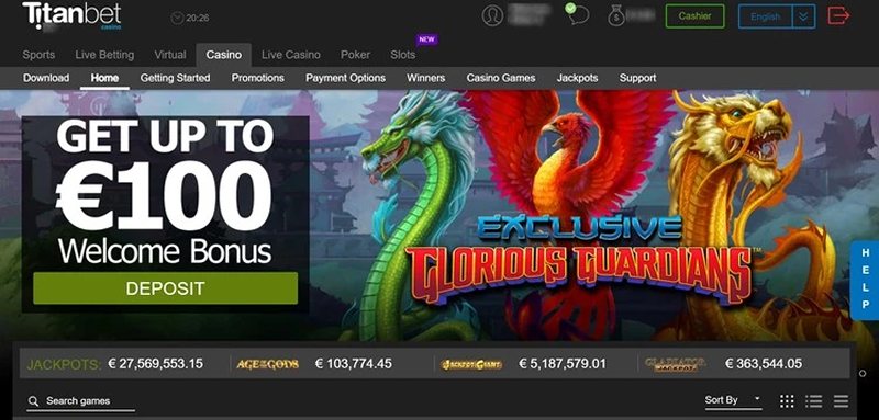 Сайт казино Titanbet