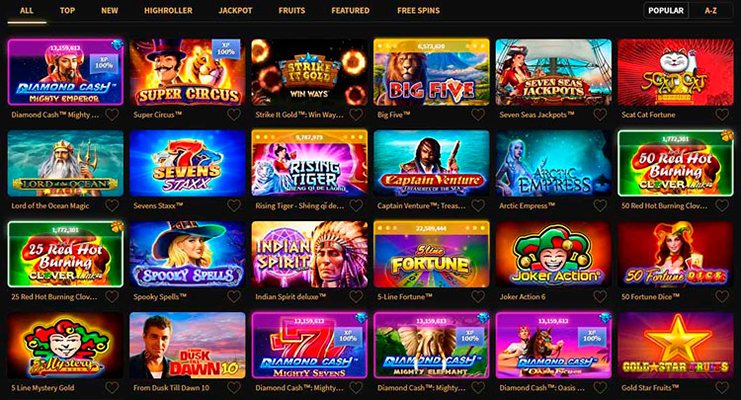 Слоты казино Stargames